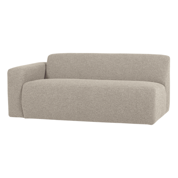 Image de MOJO BASE ÉLÉMENT 2PLACE BRAS GAUCHE BOUCLÉ BEIGE [fsc]