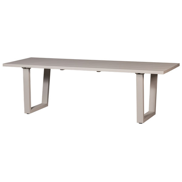 Image of BEAR DINING TABLE ALUMINUM SAND