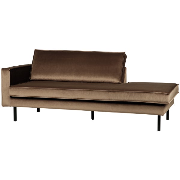 Bild von RODEO DAYBED LEFT VELVET TAUPE