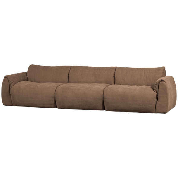 Image of BAGGY 3-SEATER WOVEN CHENILLE BROWN