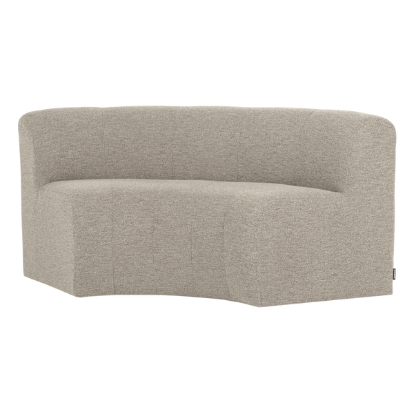 Image de MOJO BASE BANC À MANGER DEMI-CERC DOSSIER BOUCLÉ BEIGE [fsc]