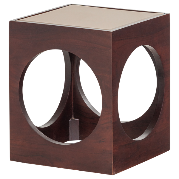 Image de TRAX TABLE D'APPOINT EN ACACIA BOIS BRUN