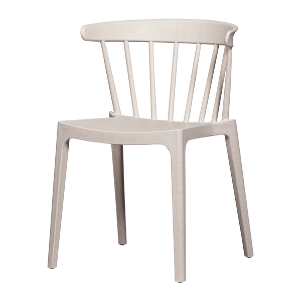 Afbeelding van BLISS TUINSTOEL MET SPIJLEN OFF WHITE MELANGE