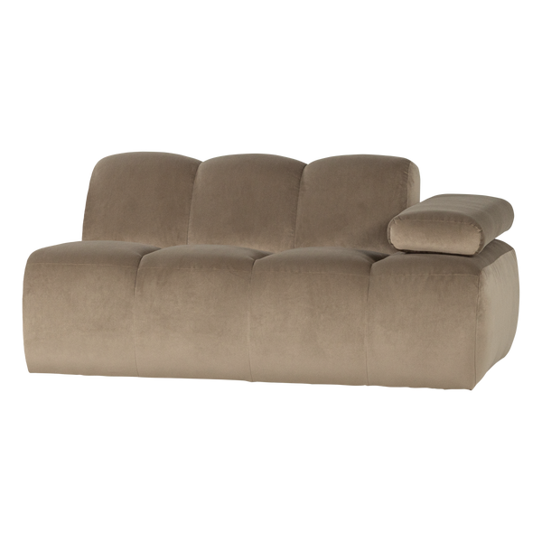 Image of MOJO 1,5-SEATER ELEMENT ARM RIGHT VELVET KHAKI [fsc]