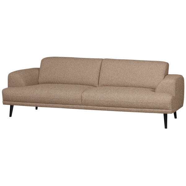 Image of BRUSH 3-SEATER COARSE BOUCLÉ ALMOND MELANGE