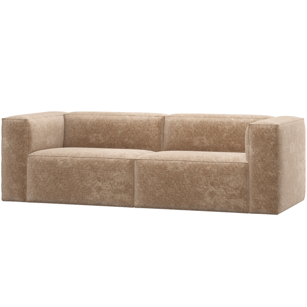 Image of BEAN 3,5-SEATER CHENILLE VELVET PEACH PINK