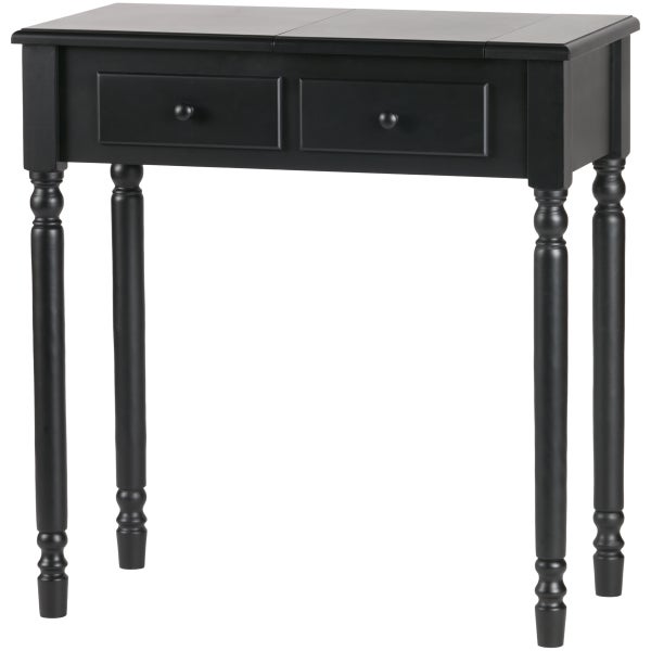 Image of ROMY HALL/DRESSING TABLE WOOD BLACK