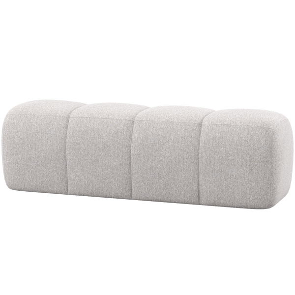 Image of MOJO DINING BENCH 164 CM BOUCLÉ ECRU MELANGE