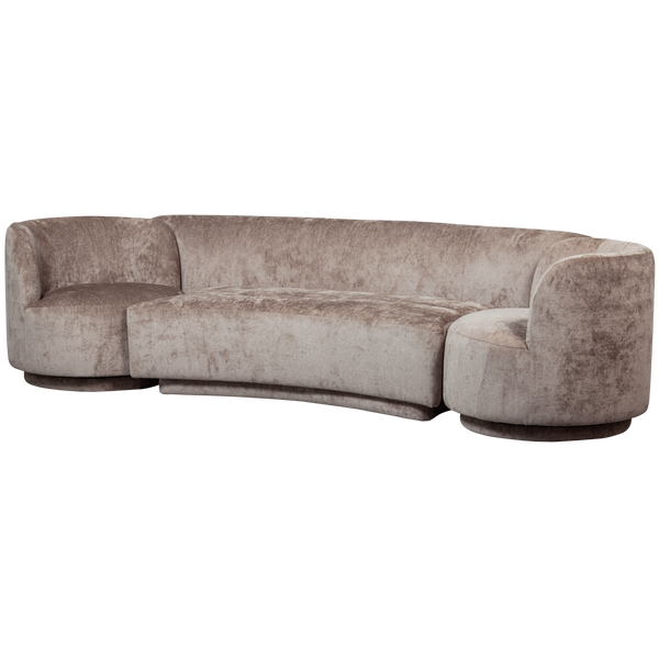 Image of COMBI-POPULAR: SOFA + ARMCHAIRS TAUPE
