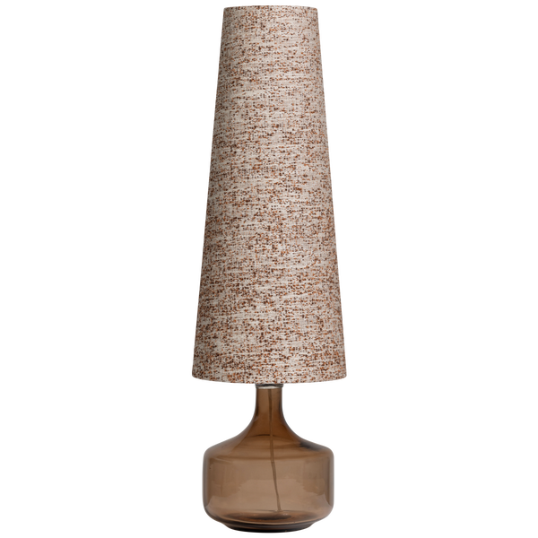 Image of AUTUMN TABLE LAMP BASE + UPVOTE LAMPSHADE BROWN MELANGE