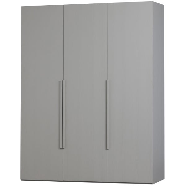 Image de RENS ARMOIRE 3 PORTES LONG POIGNEE NOIX/PEBBLE GREY [fsc]