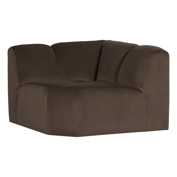 Image of MOJO CORNER ELEMENT STRAIGHT VELVET BROWN [fsc]