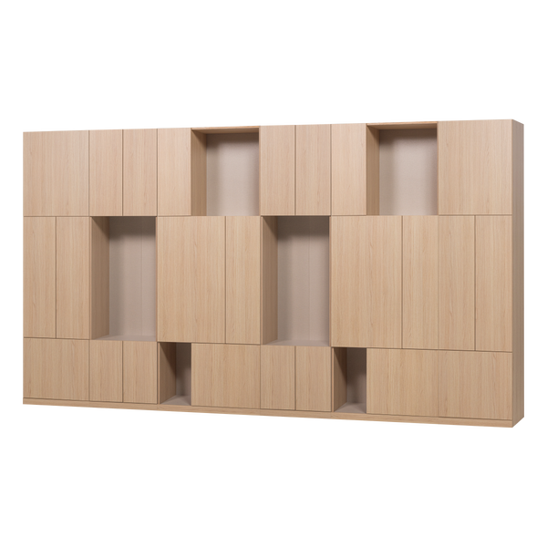 Image de BUILD ARMOIRE MURALE COMBI 376 CM DECOR CHÊNE NATUREL[fsc]
