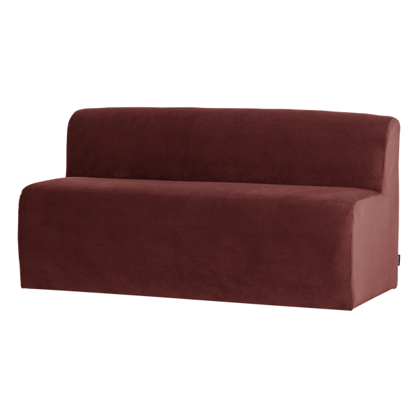 Image de MOJO BASE BANC À MANGER 164 CM VELOURS BRUN CHÂTAIN [fsc]