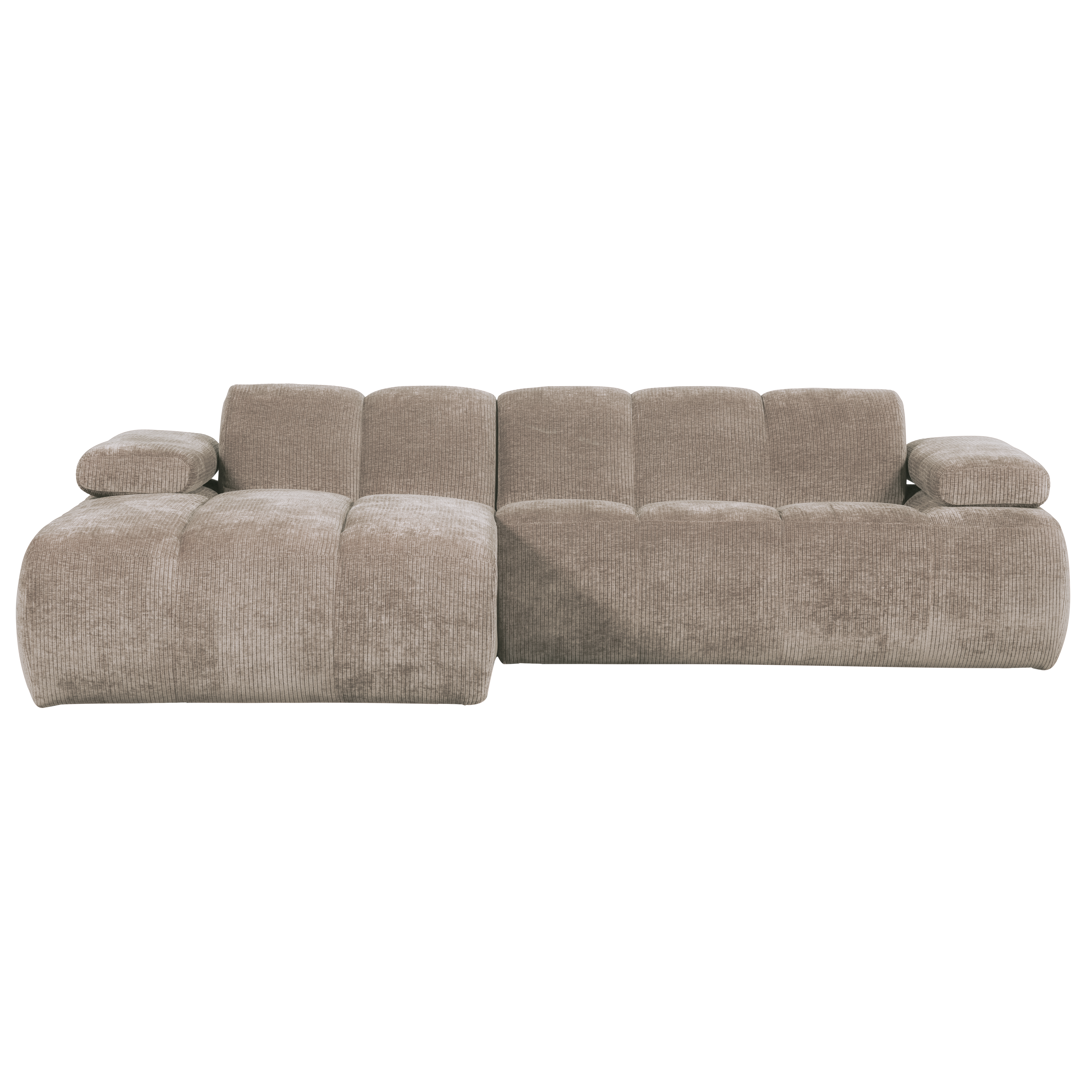 377464-D-01_VS_WE_Mojo_chaise_longue_links_geweven_ribstof_donkerzand_F1_PS.png?auto=webp&format=png&width=1500&height=1500