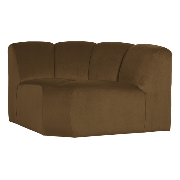 Image of MOJO CORNER ELEMENT ROUND VELVET HONEY YELLOW [fsc]