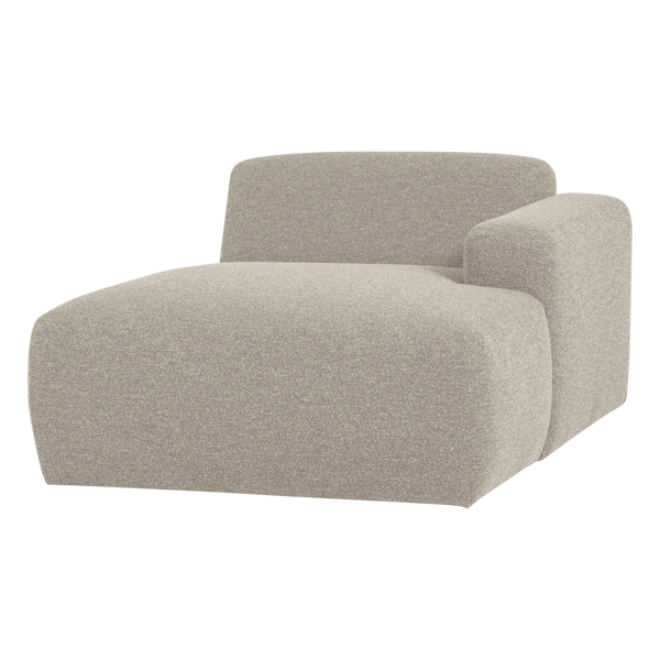 Afbeelding van MOJO BASE CHAISE LONGUE ELEMENT RECHTS BOUCLÉ BEIGE [fsc]