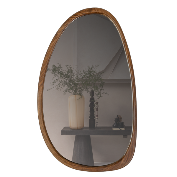 Image de LEIF MIROIR BOIS NATUREL 64x38CM