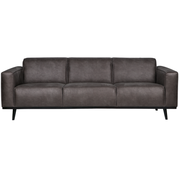 Bild von STATEMENT 3-SITZER SOFA 230 CM ECOLEDER DUNKELGRAU