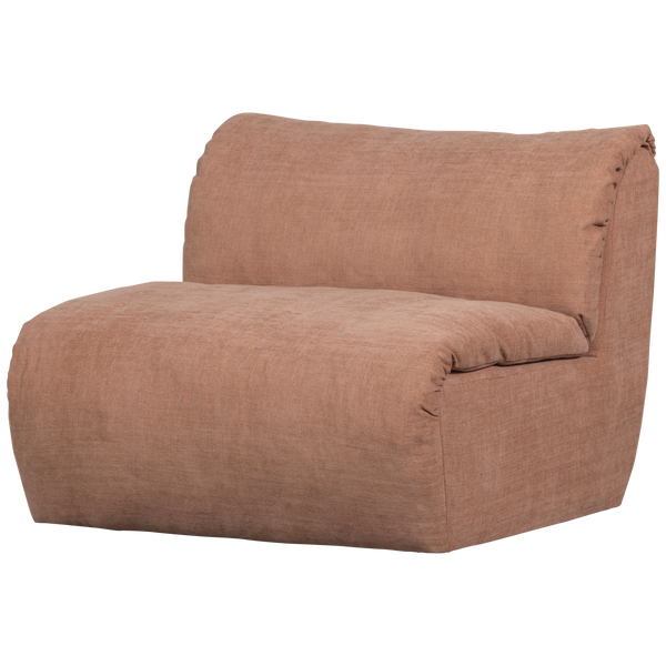 Image of BAGGY 1-SEATER ELEMENT WOVEN CHENILLE OLD PINK