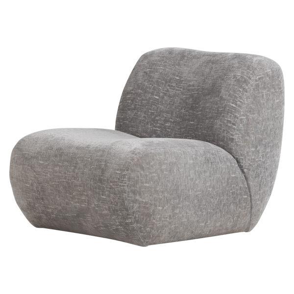 Image of NOMU ARMCHAIR CRAQUELÉ VELVET LIGHT BLUE [fsc]