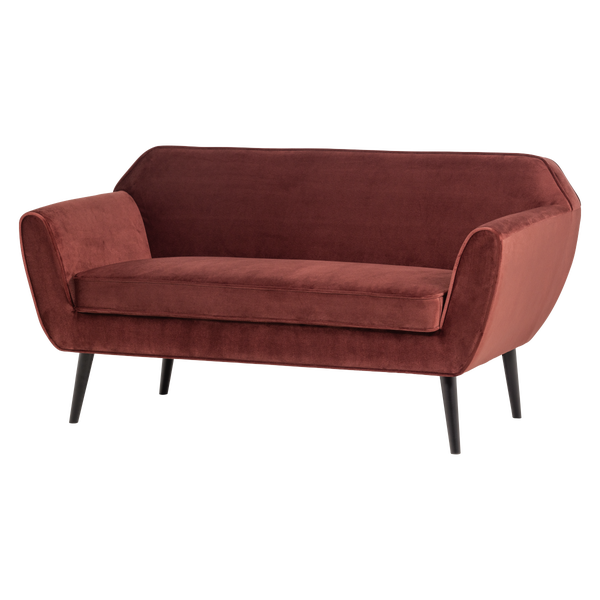 Afbeelding van ROCCO BANK 150 CM VELVET BORDEAUXROOD [fsc]