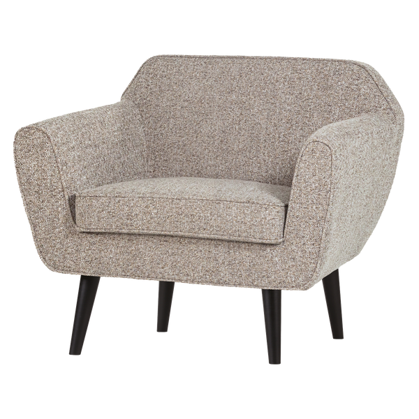 Afbeelding van ROCCO FAUTEUIL GEWEVEN STOF BRUIN MELANGE [fsc]