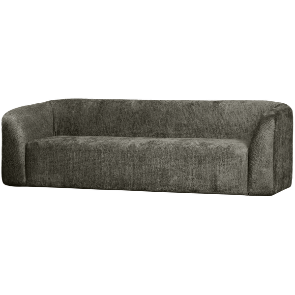 Image of SLOPING 3-SEATER SOFA STRUCTURE VELVET FROST