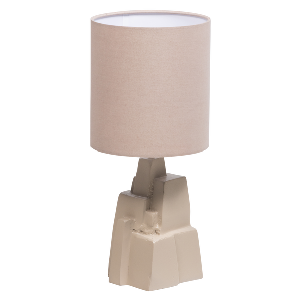 Image of BRUNE TABLE LAMP METAL HIGH GLOSS SAND