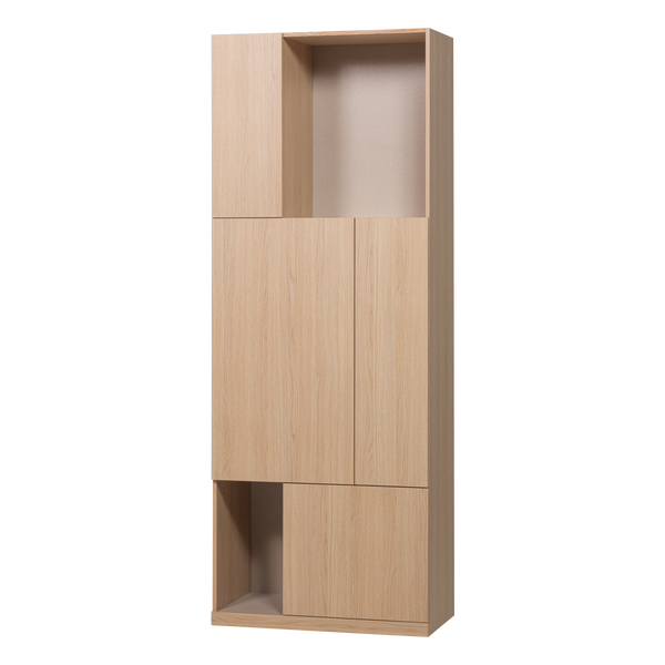Image de BUILD ARMOIRE RANGEMENT 80 CM DECOR CHÊNE NATUREL [fsc]