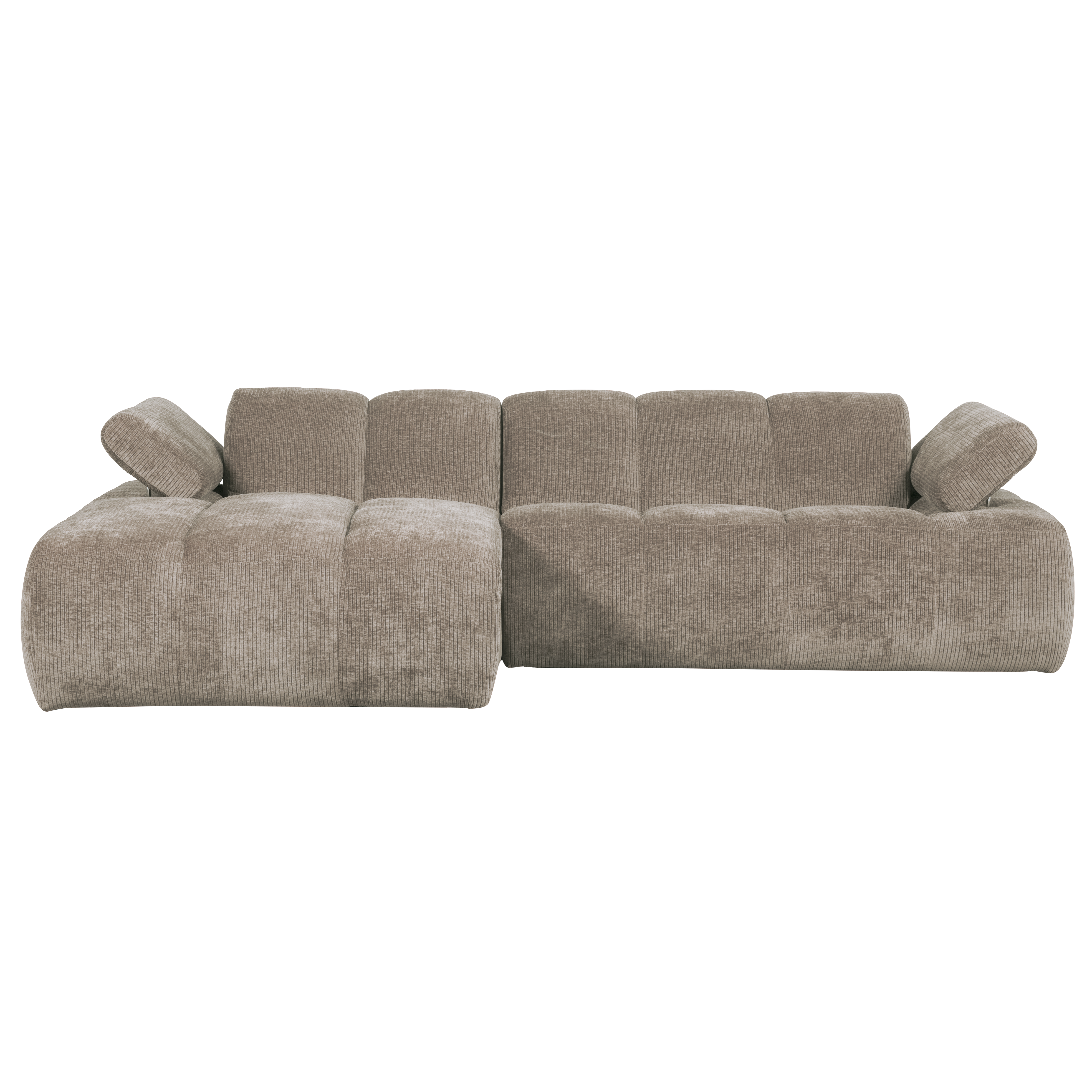 377464-D-03_VS_WE_Mojo_chaise_longue_links_geweven_ribstof_donkerzand_F2_PS.png?auto=webp&format=png&width=1500&height=1500