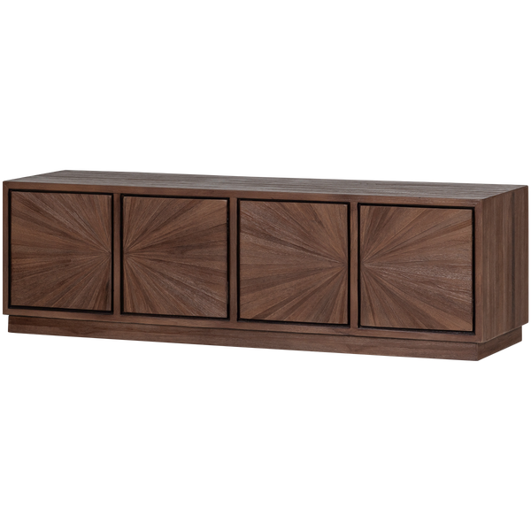 Image of SUN TV UNIT RECYCLED TEAK BROWN