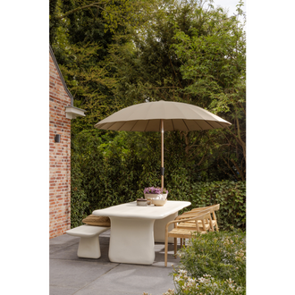 Image of LOGGIA GARDEN TABLE 240x100 CM REINFORCED FIBER NATURAL