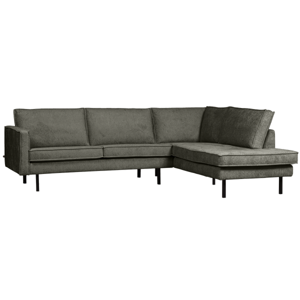 Afbeelding van RODEO HOEKBANK RECHTS STRUCTURE VELVET FROST