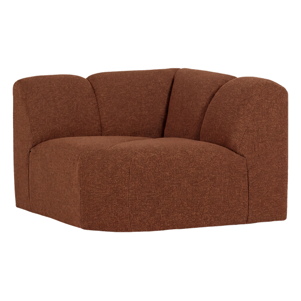 Image of MOJO CORNER ELEMENT STRAIGHT BOUCLÉ RUST BROWN MELANGE[fsc]