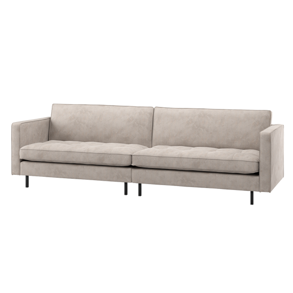 Image of RODEO CLASSIC 3-SEATER SOFA RIB FABRIC ECRU