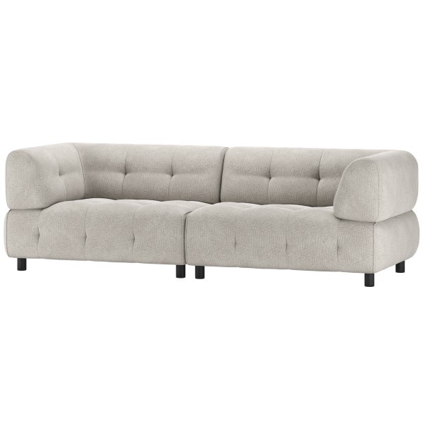 Image of LOUIS 3-SEATER SOFA CHENILLE POWDER