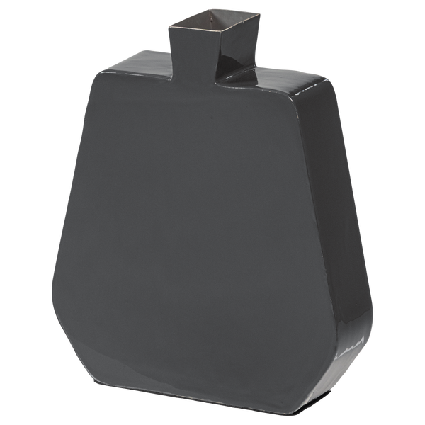Image de KIMI VASE 30X25 CM MÉTAL GRIS FONCÉ