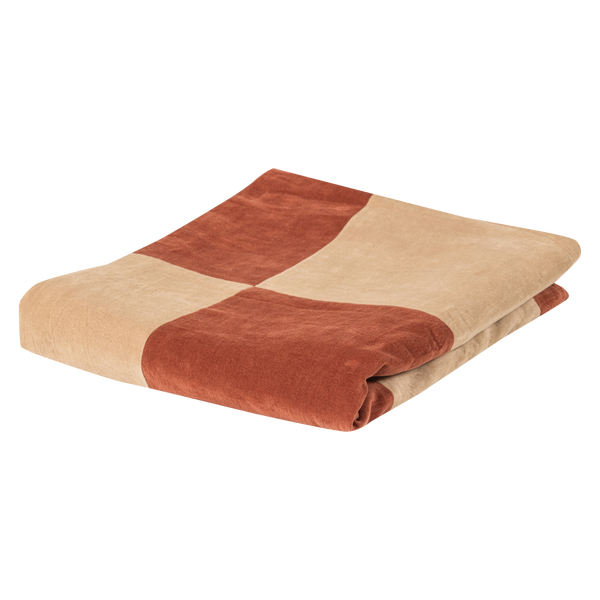 Bild von ZENA PLAID VELVET ROSTBRAUN/BEIGE