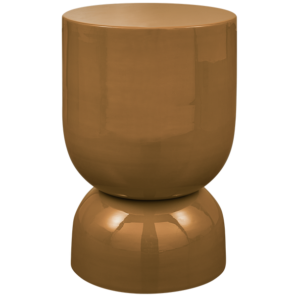 Image of HEKLA SIDE TABLE METAL ORANGE