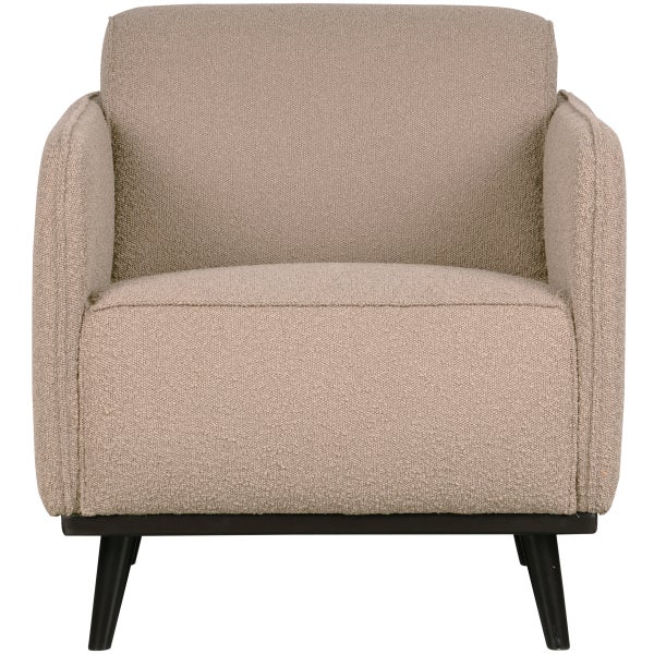 Afbeelding van STATEMENT FAUTEUIL MET ARM BOUCLÉ BEIGE