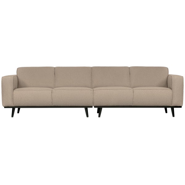 Afbeelding van STATEMENT 4-ZITS BANK 280 CM BOUCLÉ BEIGE