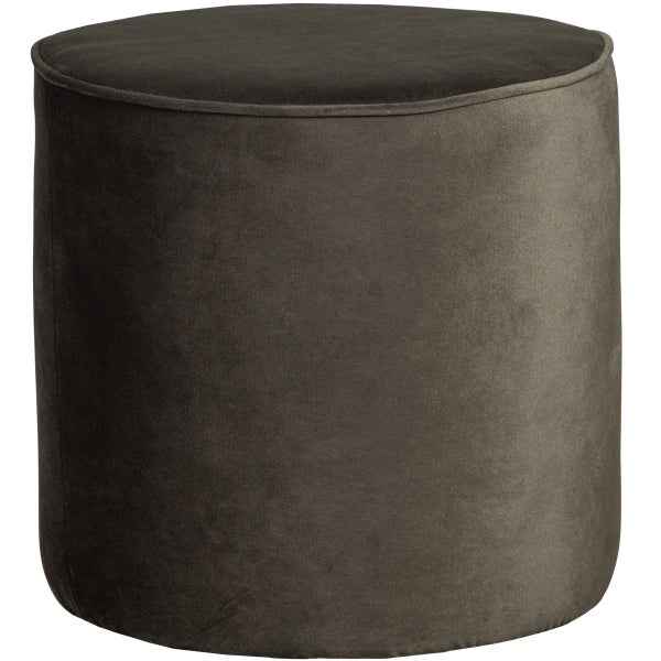 Image of SARA PUF HIGH VELVET WARM GREEN