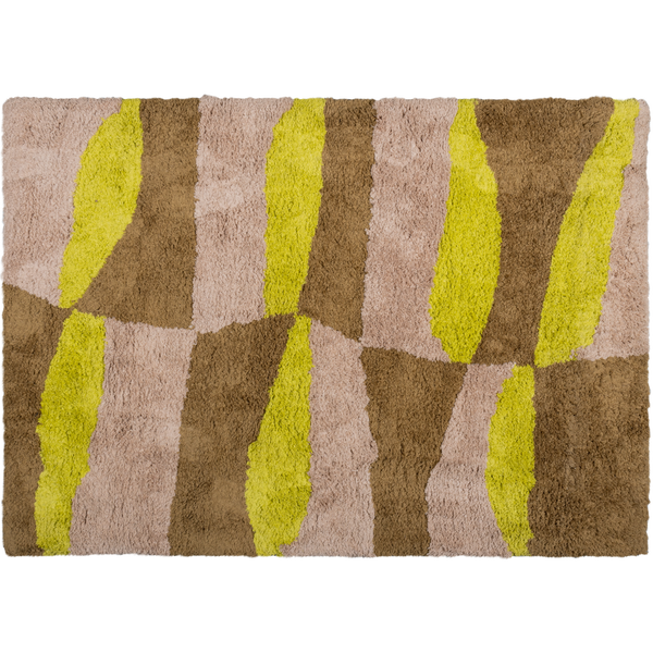 Image of MUSA RUG GRAPHIC DESIGN NATURAL/YELLOW 170x240CM