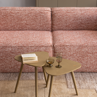 Image of NOVEN HANDWOVEN RUG WOOL/COTTON SAND 170x240CM