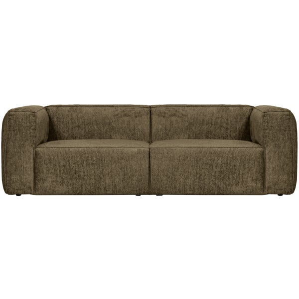 Image of BEAN 3,5-SEATER STRUCTURE VELVET MOSS