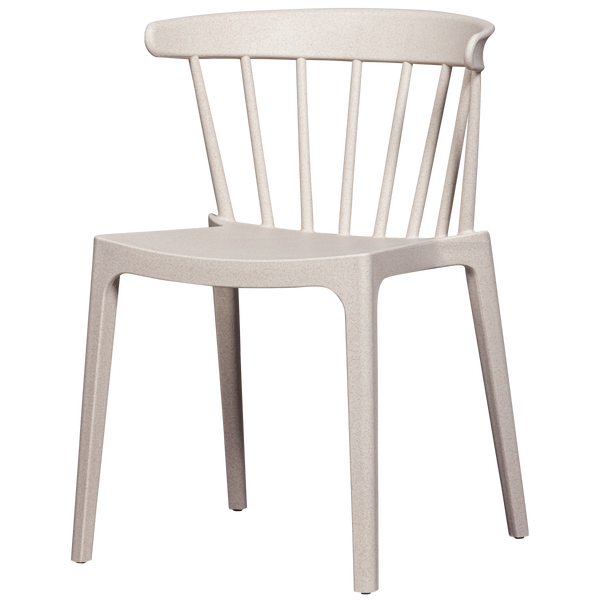 Afbeelding van BLISS TUINSTOEL MET SPIJLEN OFF WHITE MELANGE