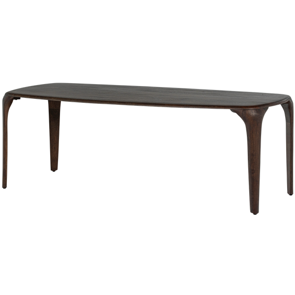 Image of FIORE DINING TABLE MANGO WOOD DARK BROWN 230x95 CM