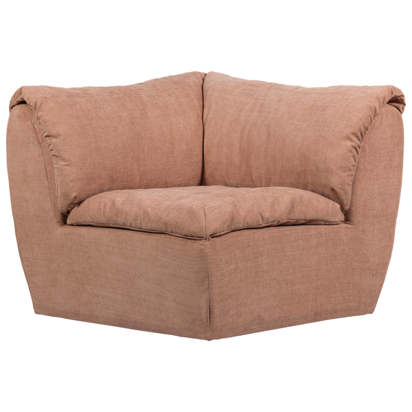 Image of BAGGY CORNER ELEMENT WOVEN CHENILLE OLD PINK