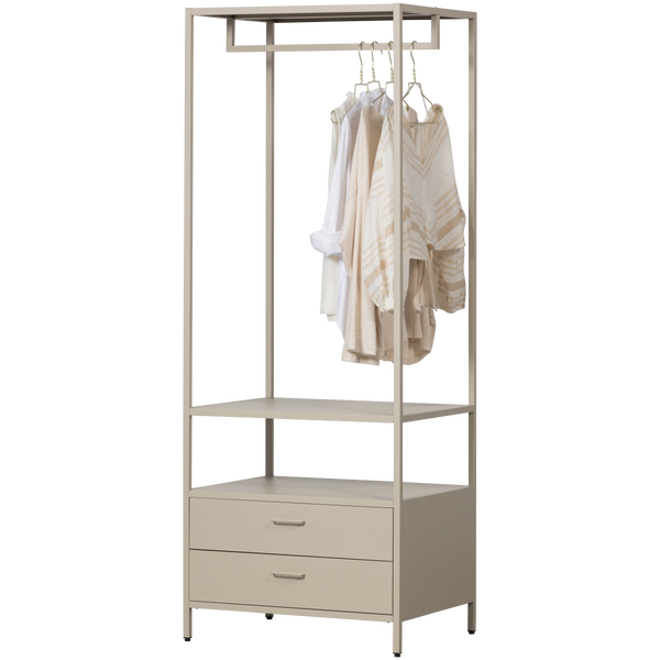Bild von FERRIS OFFEN KLEIDERSCHRANK 70 CM METALL SAND